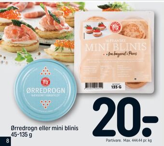 REMA 1000 Butlers choice blinis tilbud
