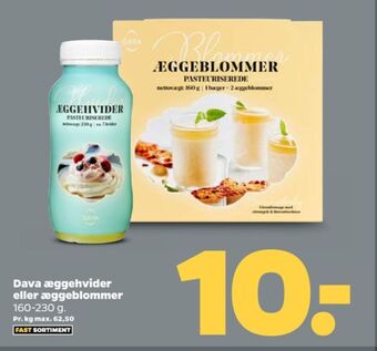 Netto Dava foods pasteuriserede æggehvider tilbud