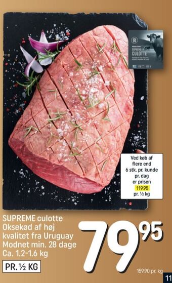 REMA 1000 Supreme okseculotte tilbud