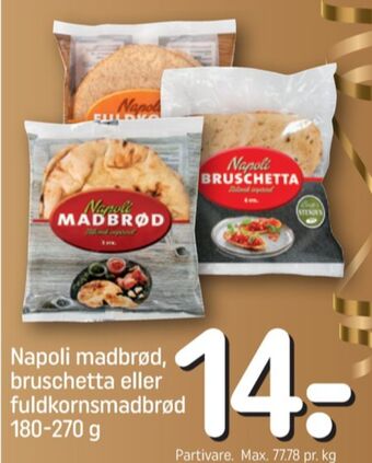 REMA 1000 Napoli brød tilbud