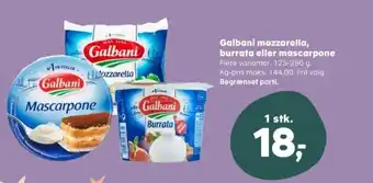 SuperBrugsen Galbani mozzarella burrata tilbud