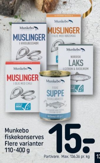 REMA 1000 Munkebo muslinger tilbud