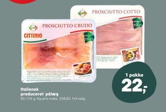 Citterio prosciutto crudo