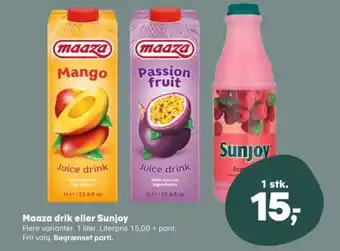 SuperBrugsen Maaza passionsfrugtdrik tilbud