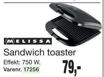 Sandwich toaster
