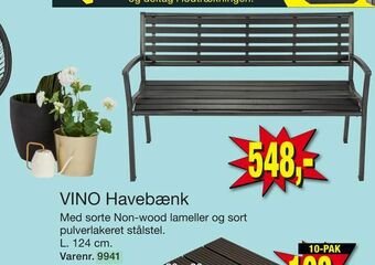 Harald Nyborg VINO Havebænk tilbud
