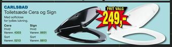 Harald Nyborg Toiletsæde Cera og Sign tilbud