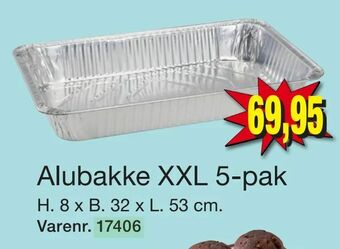 Harald Nyborg Alubakke XXL 5-pak tilbud