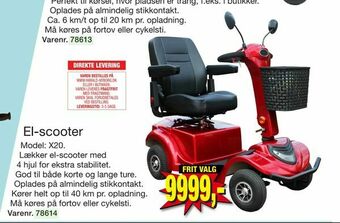 Harald Nyborg El-scooter tilbud