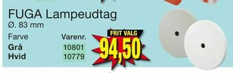Harald Nyborg FUGA Lampeudtag tilbud