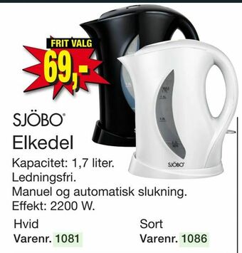 Harald Nyborg Elkedel tilbud