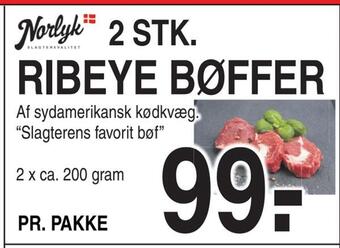 ABC Lavpris Ribeye bøffer tilbud