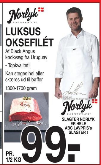 ABC Lavpris Luksus oksefilét tilbud