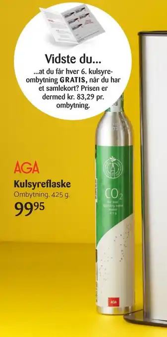 Kop & Kande Kulsyreflaske tilbud