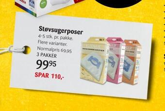 Kop & Kande Støvsugerposer tilbud