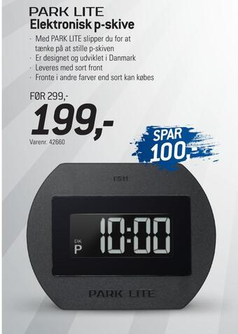 Thansen Elektronisk p-skive tilbud