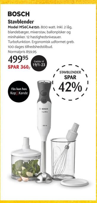 Kop & Kande Stavblender tilbud