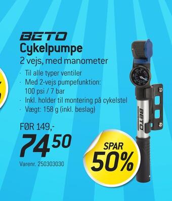 Thansen Cykelpumpe tilbud