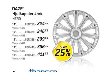 Thansen Hjulkapsler tilbud