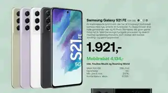 YouSee Samsung galaxy s21 fe tilbud