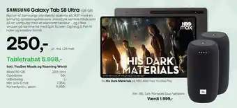 YouSee Galaxy tab s8 ultra tilbud