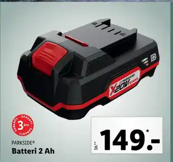 Lidl Batteri 2 ah tilbud