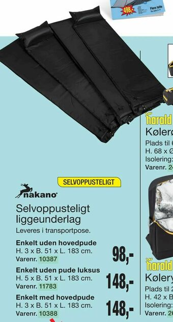 Harald Nyborg Selvoppusteligt liggeunderlag tilbud