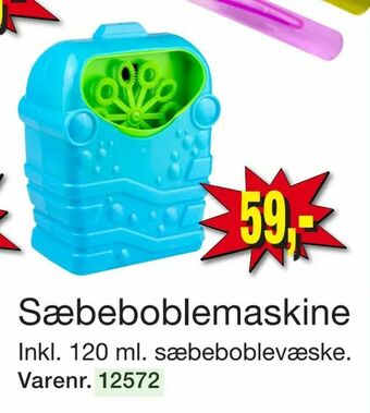 Harald Nyborg Sæbeboblemaskine tilbud