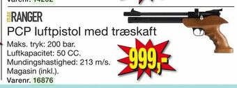 Harald Nyborg PCP luftpistol med træskaft tilbud