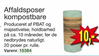 Harald Nyborg Affaldsposer kompostbare tilbud