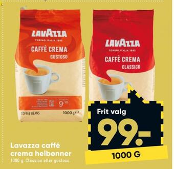 Caffe crema classico kaffebønner - hele