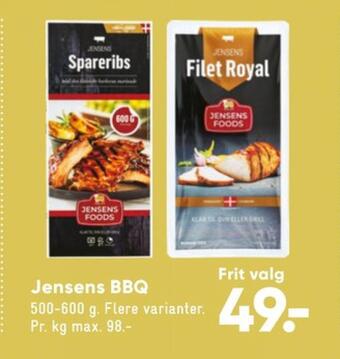 Bilka Jensens spareribs tilbud