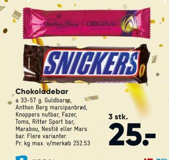 Bilka Anthon berg marcipanbrød tilbud