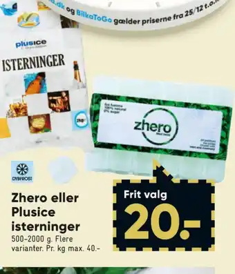 Zhero isterninger