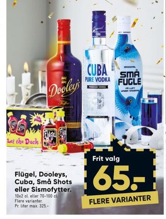 Bilka Flügel shots tilbud