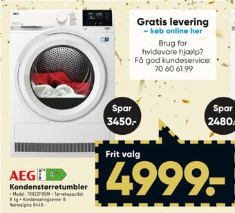 Bilka Aeg tørretumbler tilbud