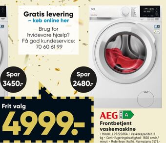 Bilka Aeg vaskemaskine tilbud