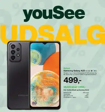 YouSee Samsung galaxy a23 tilbud