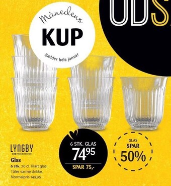Kop & Kande Glas tilbud