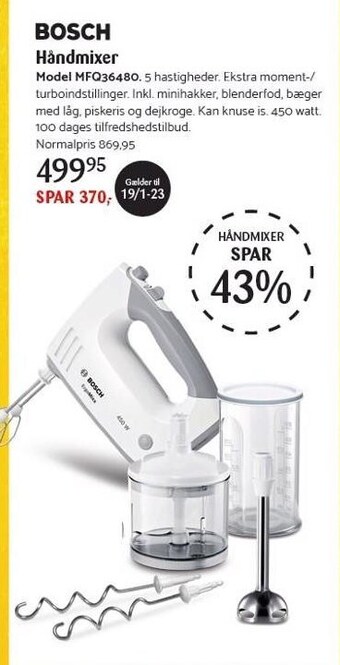 Kop & Kande Håndmixer tilbud