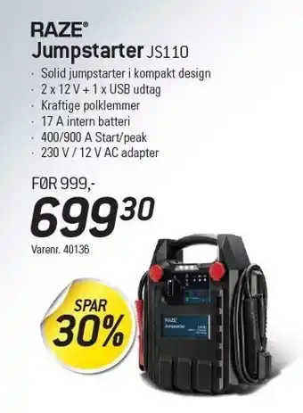 Thansen Jumpstarter tilbud