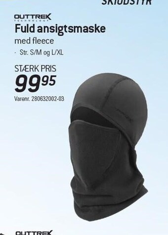 Thansen Fuld ansigtsmaske tilbud