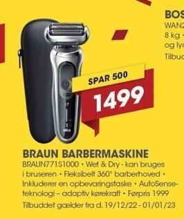 Punkt1 Braun barbermaskine tilbud