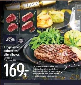 Føtex Krogmodnede entrecote eller ribeyes tilbud