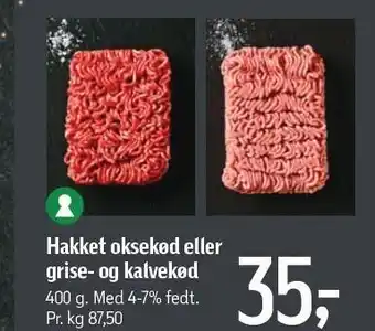 Føtex Hakket oksekød el. grise-og kalvekød tilbud