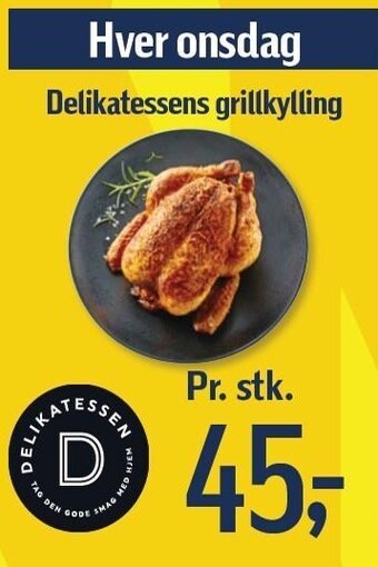 Føtex Delikatessens grillkylling tilbud