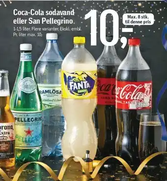 Føtex Coca-cola sodavand el. pellegrino tilbud