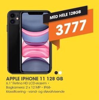 Expert Apple iphone 11 128 gb tilbud