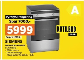 Induktions komfur