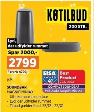 Power Soundbar tilbud